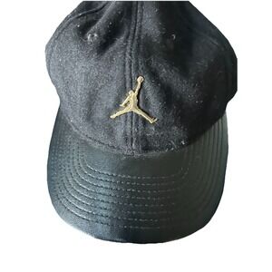 Air Jordan Black Hat Adjustable One Size Cap Youth Boys Good Condition